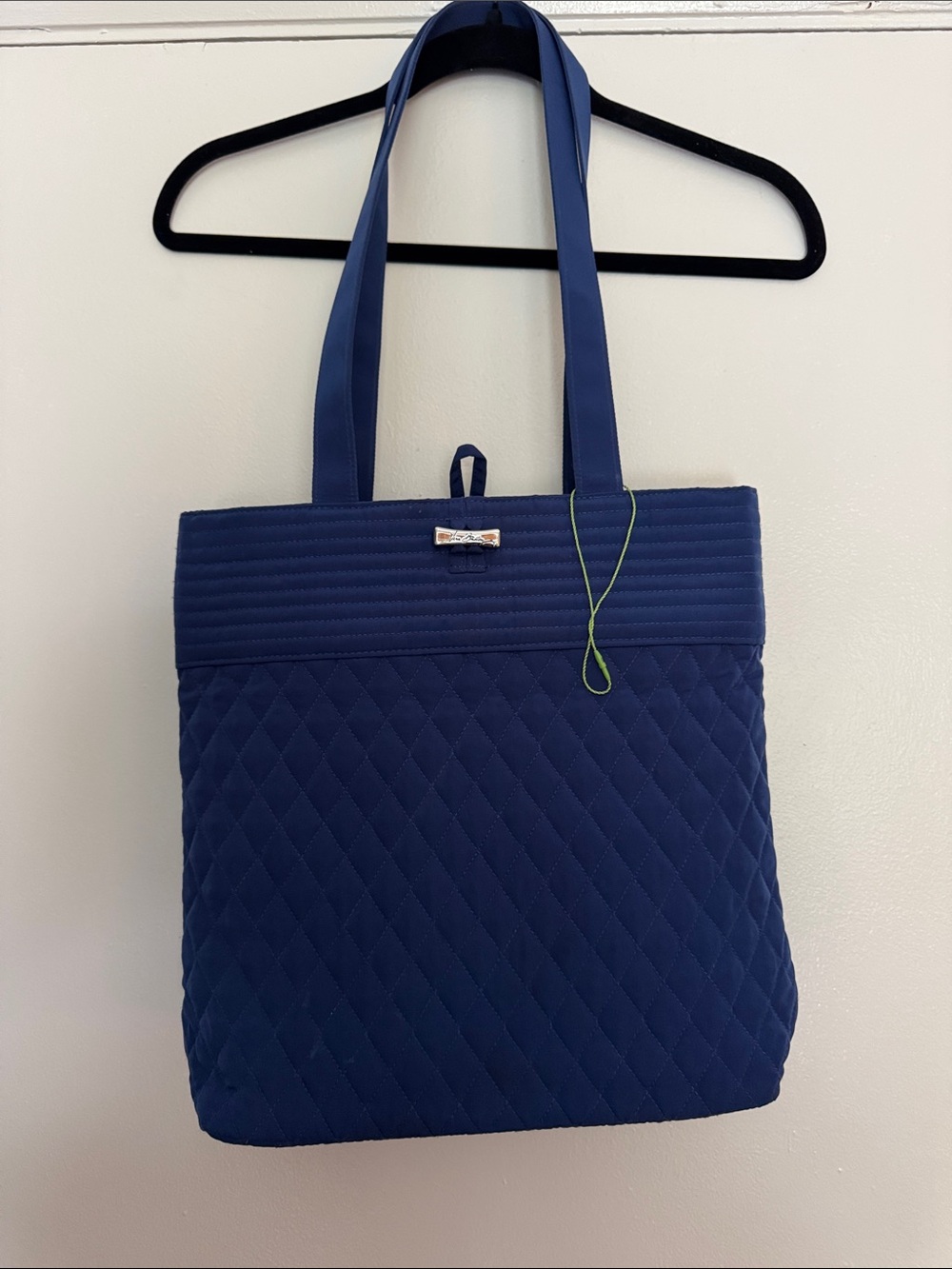 Vera Bradley Navy Quilted Tote